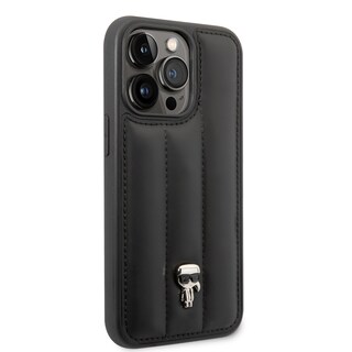 Foto 4 | Foto 4 | Funda Karl Acolchado Charm Iphone 14 Pro Negro