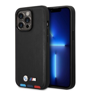 Foto 1 | Foto 1 | Funda Original Bmw Pu Logo Metal Iphone 14 Pro Negro