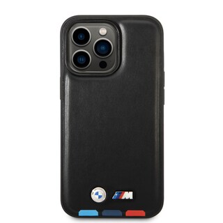 Foto 3 | Foto 3 | Funda Original Bmw Pu Logo Metal Iphone 14 Pro Negro