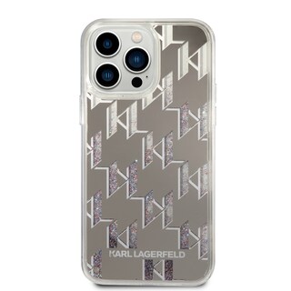 Foto 3 | Foto 3 | Funda Original Karl Monog Glitter Iphone 14 Pro Max Plata
