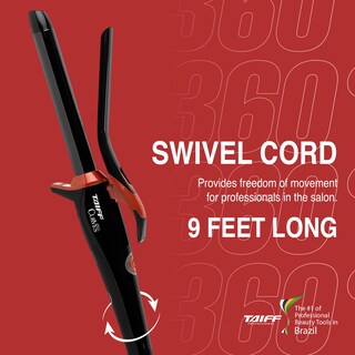 Foto 6 | Foto 6 | Rizador De Pelo De Titanio Negro Curling Iron Taiff Curves De 3/4 Pulgadas - Venta Internacional.