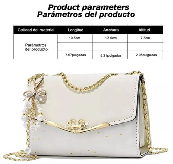 Foto 3 | Foto 3 | Xtellar - Bolso De Mano Elegante Y Versátil Para Mujer En Diseño Cuadrado Compacto Y Brillante