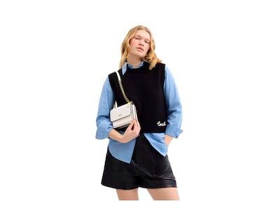 Foto 7 | Foto 7 | Bolsa Coach Mini Klare Crossbody Bag Signature Canvas Cw206 Color Blanco