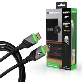 Foto 1 | Foto 1 | Cable Hdmi Monster 4k Hdr De Alta Velocidad De 6 Pies Con Luz Led - Venta Internacional.