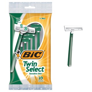 Foto 1 | Foto 1 | Maquinilla De Afeitar Desechable Bic Twin Select Para Hombre Piel Sensible X30 - Venta Internacional.