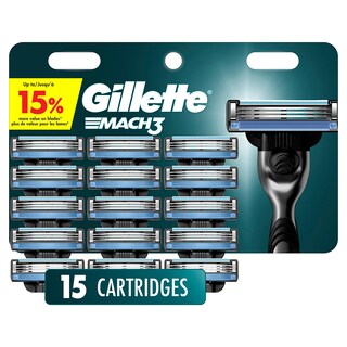 Foto 1 | Foto 1 | Recambios De Afeitar Gillette Mach3 Para Hombre 15 Cuchillas - Venta Internacional.