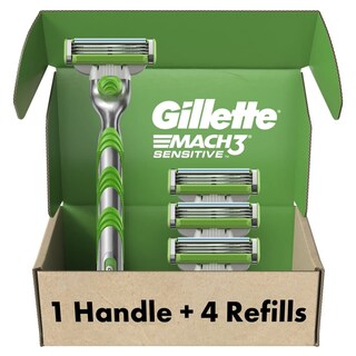 Foto 1 | Foto 1 | Razors Gillette Mach3 Sensitive Para Hombre 1 Recambio De Razor 5 - Venta Internacional.