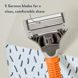 Foto 2 | Foto 2 | Set De Maquinillas De Afeitar Harry's Razors Para Hombre Con 5 Hojas De Repuesto Y Gel De Afeitar - Venta Internacional.