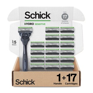 Foto 1 | Foto 1 | Razor Schick Hydro Sensitive Para Hombre Con 17 Hojas De Afeitar - Venta Internacional.