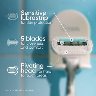 Foto 2 | Foto 2 | Recambios Para Cuchillas De Afeitar Gillette Venus Extra Smooth Sensitive - Venta Internacional.