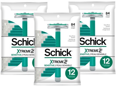 Foto 1 | Foto 1 | Maquinilla De Afeitar Desechable Schick St2 Sensitive Para Hombre Paquete De 12 X 3 - Venta Internacional.