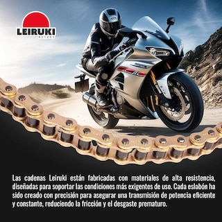 Foto 4 | Foto 4 | Cadena 520h-120 O-ring Para Motocicleta Anticorrosiva