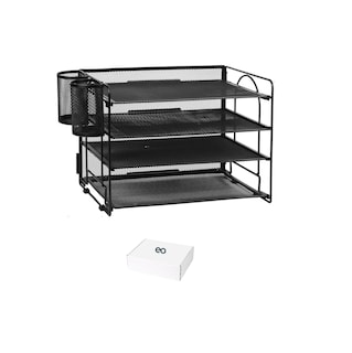 Foto 1 | Foto 1 | Bandeja Organizadora De Escritorio De Malla Con Cajón Y Port Eo Safe Imports Esi-21508 Negro