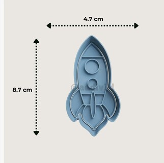 Foto 3 | Foto 3 | Xtellar Set 4 Cortadores De Galletas Astronauta Espacio Nave Cohete