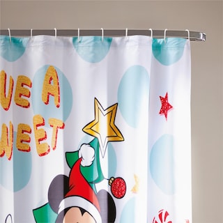 Foto 3 | Foto 3 | Cortina Baño Mickey Sweet Christmas Navidad Estándar Concord
