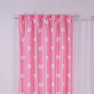 Foto 3 | Foto 3 | Cortina Decorativa Larga Lovely Rosa Poliester Concord