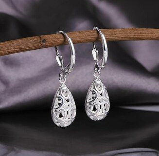 Foto 4 | Foto 4 | Aretes Xtellar En Forma De Gota Regalo Ideal Hipoalergénicos Para Mujer Moderna