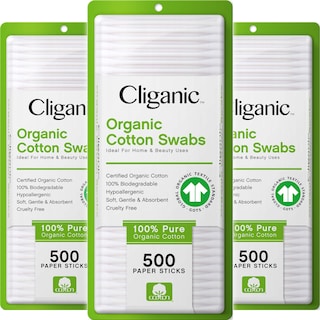 Foto 1 | Foto 1 | Bastoncillos De Algodón Cliganic Organic 1500 Unidades 100% Algodón - Venta Internacional.