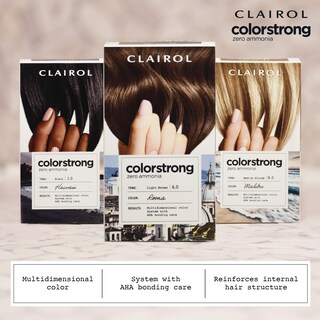Foto 5 | Foto 5 | Tinte Para El Cabello Clairol Colorstrong Permanent Zero Ammonia 6.0 Castaño Claro - Venta Internacional.