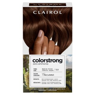 Foto 1 | Foto 1 | Tinte Para El Cabello Clairol Colorstrong Permanent Zero Ammonia 5.0 Brown - Venta Internacional.