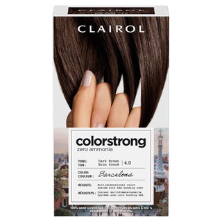 Foto 1 | Foto 1 | Tinte Para El Cabello Clairol Colorstrong Permanent Zero Ammonia 4.0 Brown - Venta Internacional.
