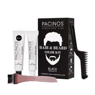 Foto 1 | Foto 1 | Kit De Coloración De Pelo Y Barba Pacinos Para Hombre Color Negro - Venta Internacional.