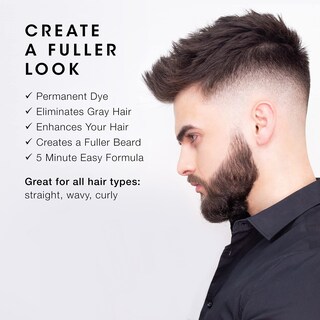 Foto 4 | Foto 4 | Kit De Coloración De Pelo Y Barba Pacinos Para Hombre Color Negro - Venta Internacional.
