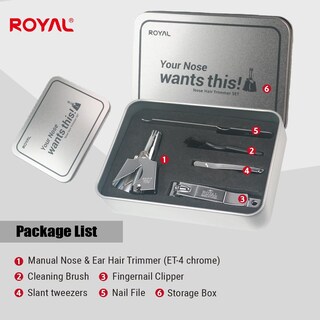 Foto 6 | Foto 6 | Set De Cortaúñas Royal Birdie Para Hombre Con Cortaúñas Royal Birdie - Venta Internacional.