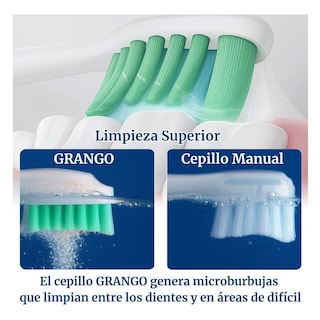 Foto 6 | Foto 6 | Cepillo Dental Eléctrico Recargable Con 3 Cabezales De Repuesto – Limpieza Profunda Y Blanqueamiento Dental