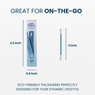 Foto 3 | Foto 3 | Bastoncillos De Algodón Reutilizables Lastswab Para Limpiar Los Oídos Color Azul - Venta Internacional.