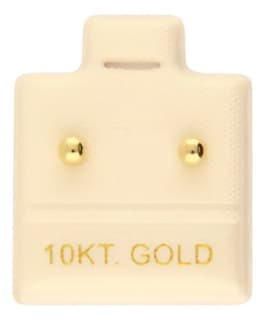 Foto 1 | Foto 1 | Aretes / Broquel Bola Amarilla 2 Mm Oro 10k Ortiz Espinosa