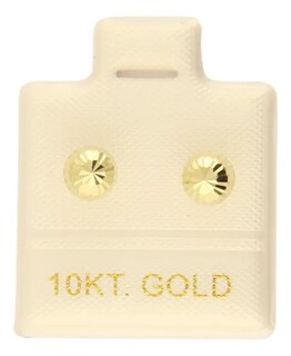 Foto 1 | Foto 1 | Aretes / Broquel Hongo 4mm Oro 10k Ortiz Espinosa