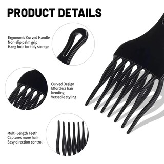 Foto 5 | Foto 5 | Juego De Cepillos Y Peines Wave Pomade Twist Sponge - Venta Internacional.