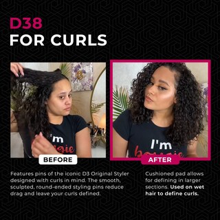 Foto 3 | Foto 3 | Cepillo Denman D38 Paddle Air Con Amortiguación Para Todo Tipo De Cabello - Venta Internacional.