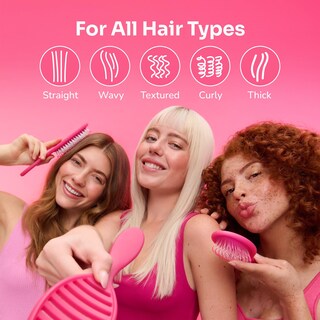 Foto 2 | Foto 2 | Cepillo Para Cabello Wet Brush Shine Enhancer Color Rosa (paquete De 2) - Venta Internacional.