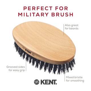 Foto 4 | Foto 4 | Brush Kent Pf22 Mezcla De Cerdas Ovaladas De Nailon Y Jabalí Militar Color Negro - Venta Internacional.