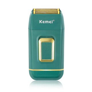 Foto 1 | Foto 1 | Maquinilla De Afeitar Eléctrica Kemei Km-2031 Para Hombre Calvo Verde - Venta Internacional.