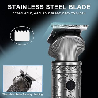 Foto 5 | Foto 5 | Kit Recortador De Barba Hatteker T-blade 6 En 1 Inalámbrico Para Hombre - Venta Internacional.