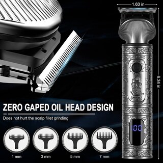 Foto 6 | Foto 6 | Kit Recortador De Barba Hatteker T-blade 6 En 1 Inalámbrico Para Hombre - Venta Internacional.
