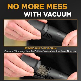 Foto 3 | Foto 3 | Recortadora De Barba Bell+howell Vacutrim Inalámbrica Con Aspiradora Negra - Venta Internacional.