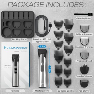 Foto 7 | Foto 7 | Kit De Aseo Hummingbird Mk9 Mastergroom Recortadora 21 Piezas Para Hombre - Venta Internacional.