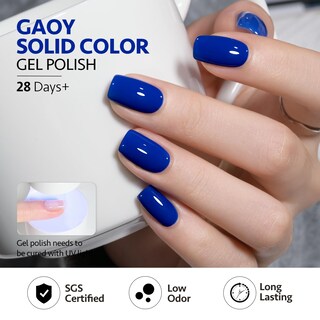 Foto 4 | Foto 4 | Set De Esmaltes De Uñas Gaoy Blue Gel Royal Navy Baby Bright Llight - Venta Internacional.