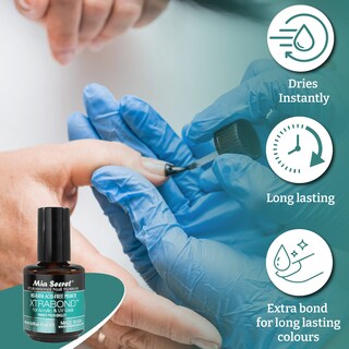 Foto 7 | Foto 7 | Primer Mia Secret Xtra Bond No Quema Libre De Ácidos 15 Ml Paquete De 2 - Venta Internacional.