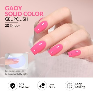 Foto 5 | Foto 5 | Set De Esmaltes De Uñas Gaoy Pink Gel 6 Colores Luz De Neón 7 3 Ml - Venta Internacional.