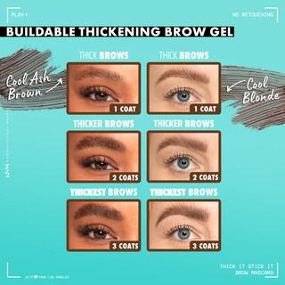 Foto 6 | Foto 6 | Máscara Para Cejas Nyx Professional Makeup Thick It Stick It Espresso - Venta Internacional.