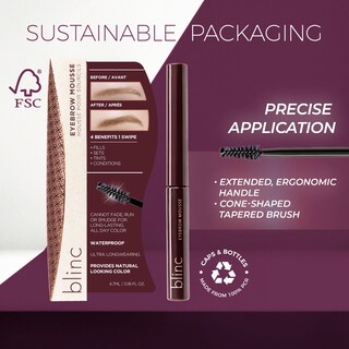 Foto 5 | Foto 5 | Mousse Para Cejas Blinc Extreme Hold  Gel Tintado 4 7 Ml  Color Topo - Venta Internacional.
