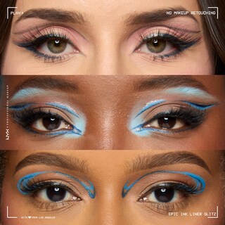 Foto 6 | Foto 6 | Delineador De Ojos Nyx Professional Makeup Epic Ink Glitz Denim Dazzle - Venta Internacional.