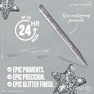 Foto 2 | Foto 2 | Delineador De Ojos Nyx Professional Makeup Epic Ink Glitz Flashy Flare - Venta Internacional.