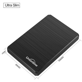 Foto 7 | Foto 7 | UnionSine Ultrafino Disco Duro Externo Portátil 2.5\" 500GB USB3.0 SATA HDD (Negro)