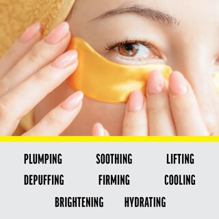 Foto 5 | Foto 5 | Máscara De Ojos Zest En Gel De Oro De 24 Quilates Con Colágeno Cristalino 50 Pares - Venta Internacional.